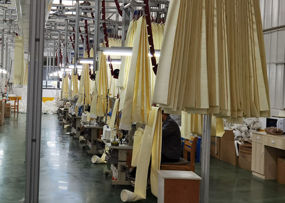 7 mícrons de 3D 250mm porosos PP sentiram sacos do coletor de poeira