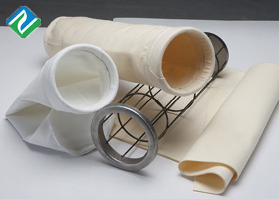 Tela tecida da fibra de vidro de PTFE sacos de filtro do cimento de 25 mícrons