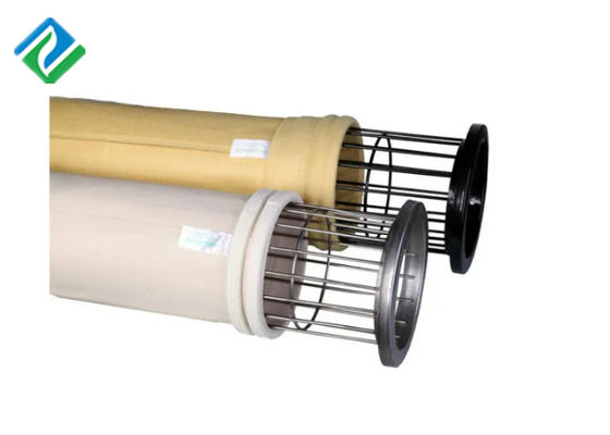 A anti agulha estática do poliéster de 0,5 mícrons ISO9001 sentiu sacos de filtro