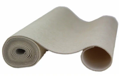 Aramid branco desperdiça o pano de filtro industrial da incineração