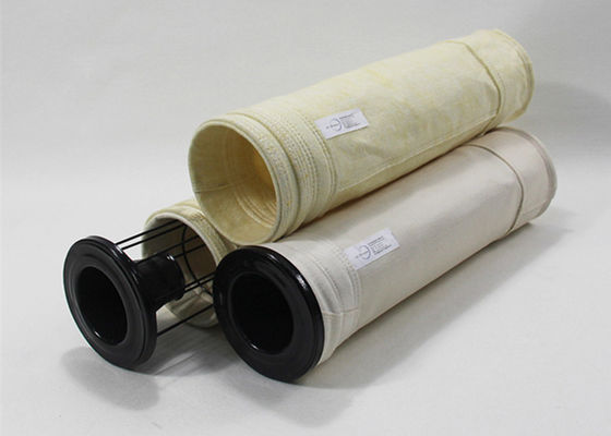 ISO9001 100 saco de filtro do mícron 550gsm 8000mm Nomex