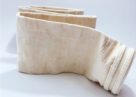 Sacos de filtro PTFE do cimento da eficiência de Aramid 5mg/Nm3 revestidos