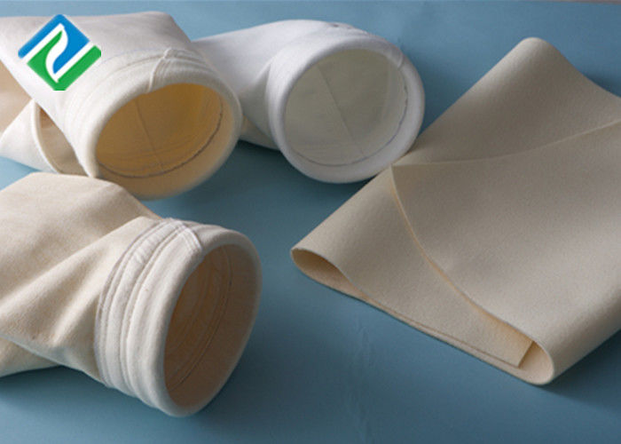 Sacos de filtro PTFE do cimento da eficiência de Aramid 5mg/Nm3 revestidos