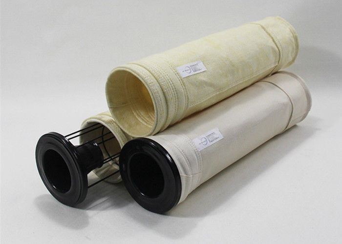 ISO9001 100 saco de filtro do mícron 550gsm 8000mm Nomex