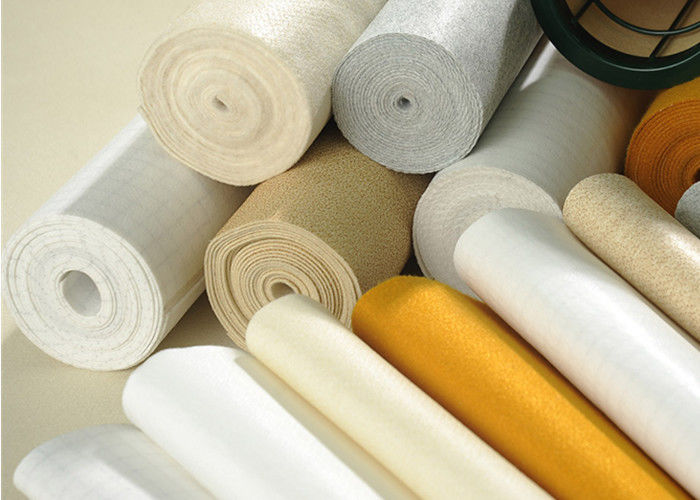 Agulha não tecida industrial de pano de filtro de 100% PTFE 500GSM